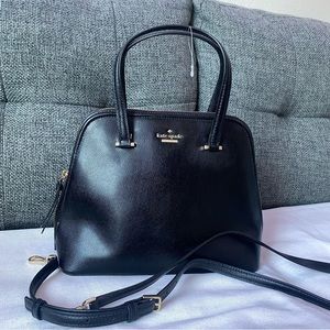 LIKE NEW W/O TAGS - KATE SPADE NEW YORK Medium Dome Satchel Bag in Black